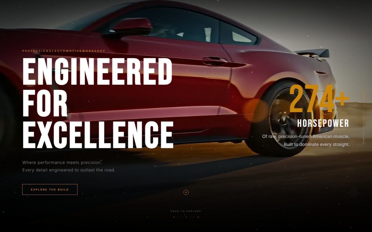 Engineered for Excellence — mid-page section