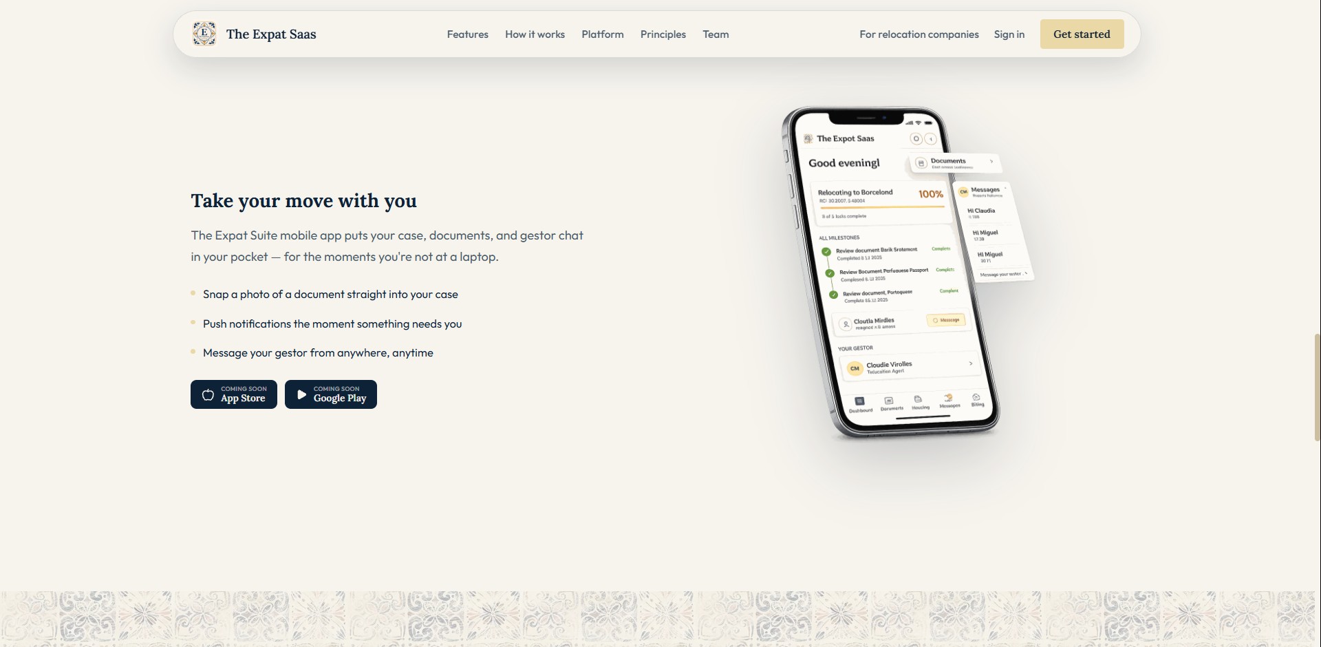 The Expat Saas — closing section