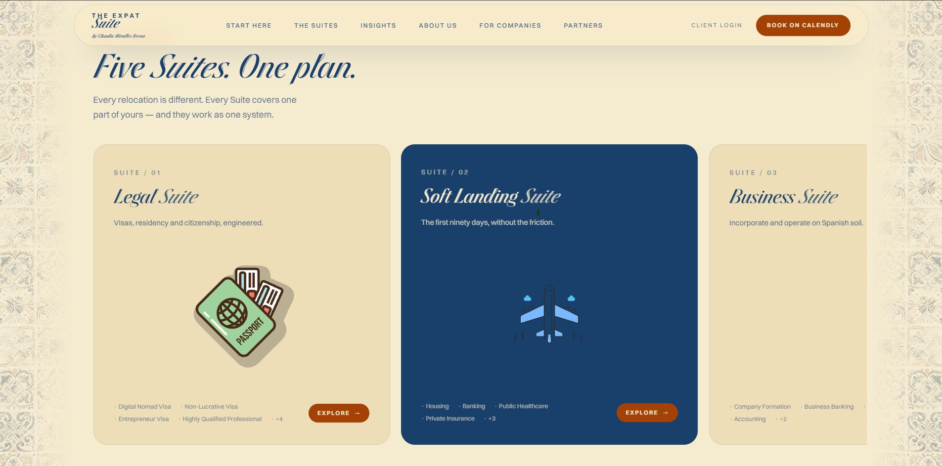 The Expat Suite — additional section