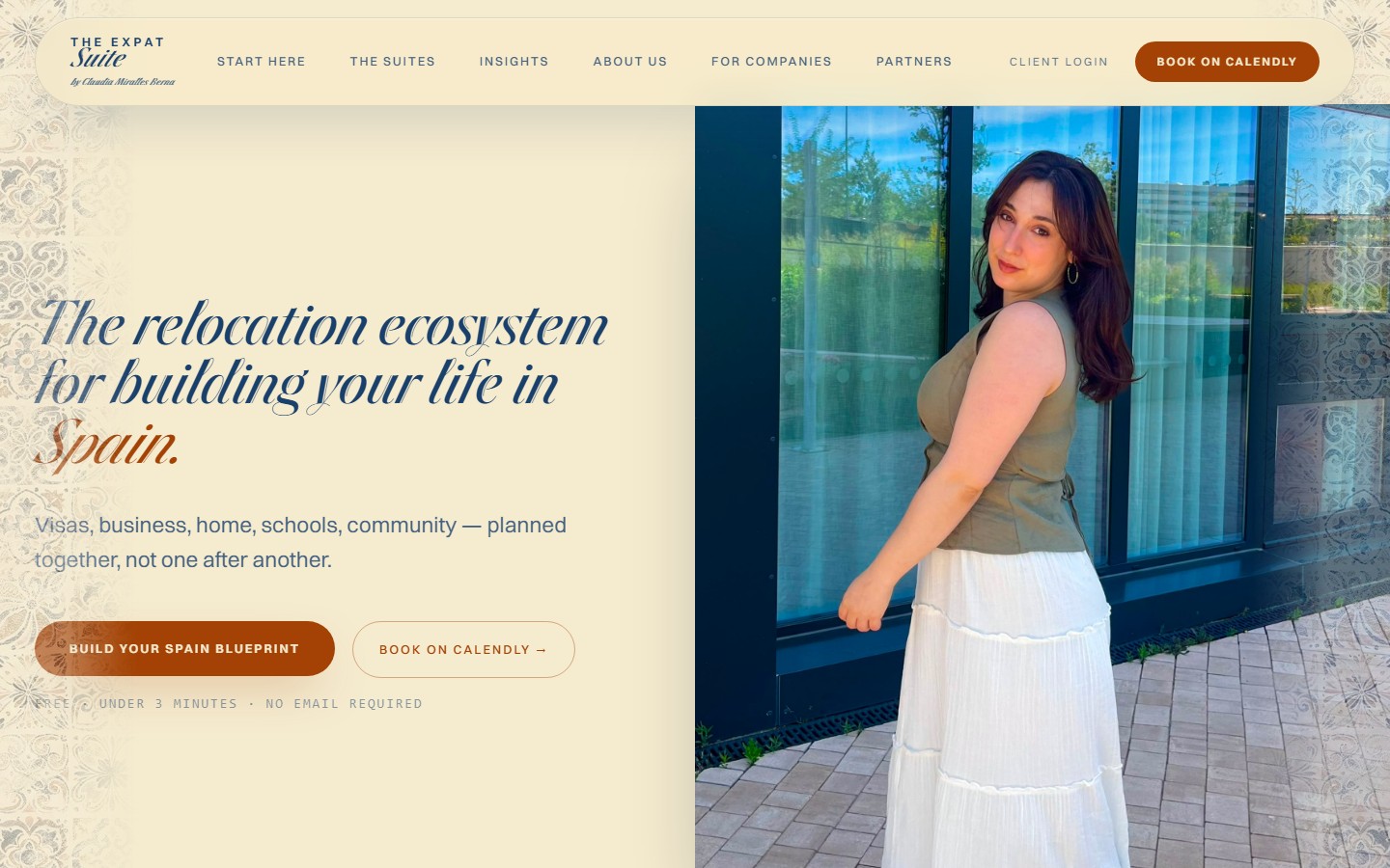 The Expat Suite — hero section