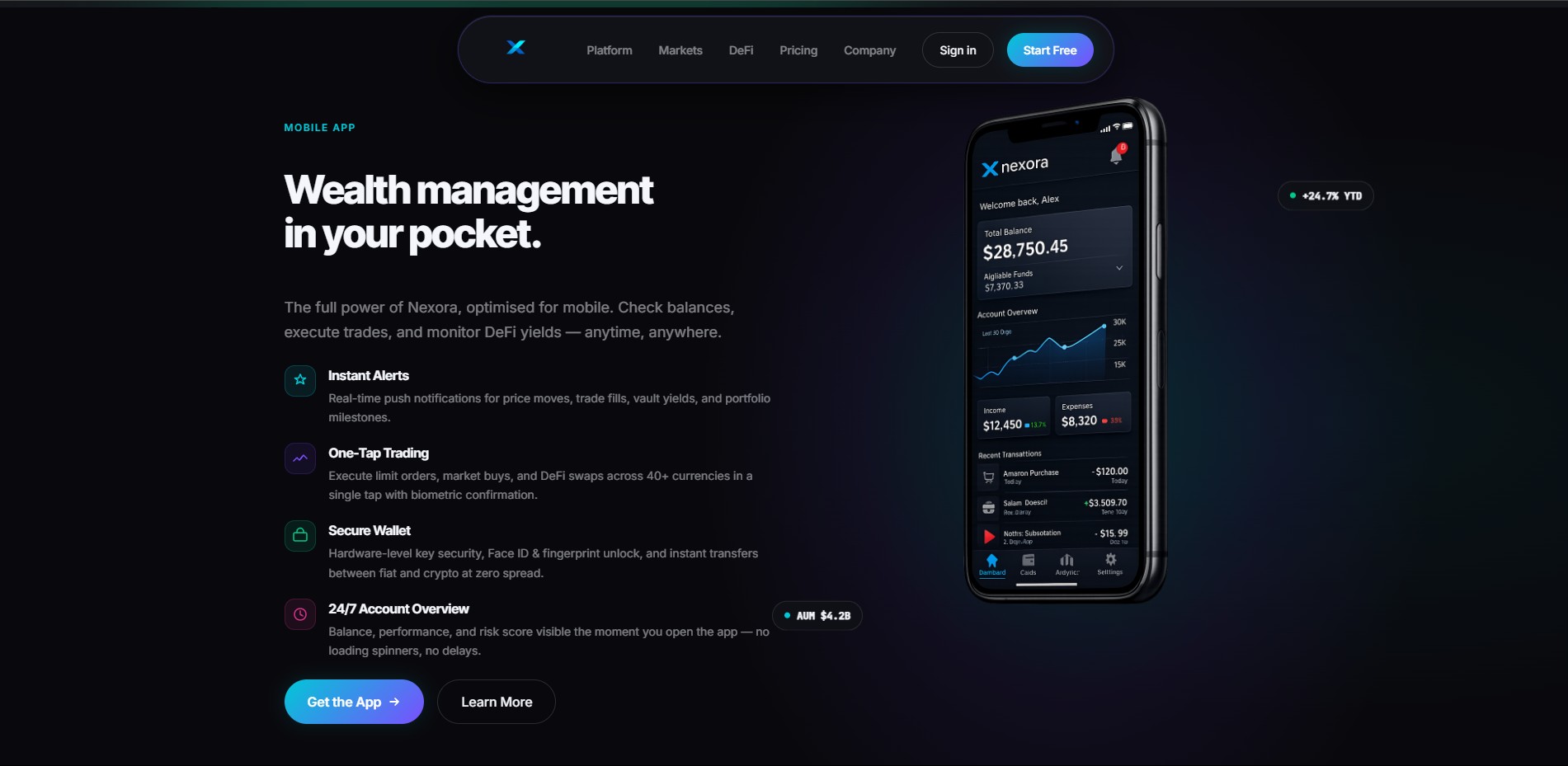Nexora — closing section